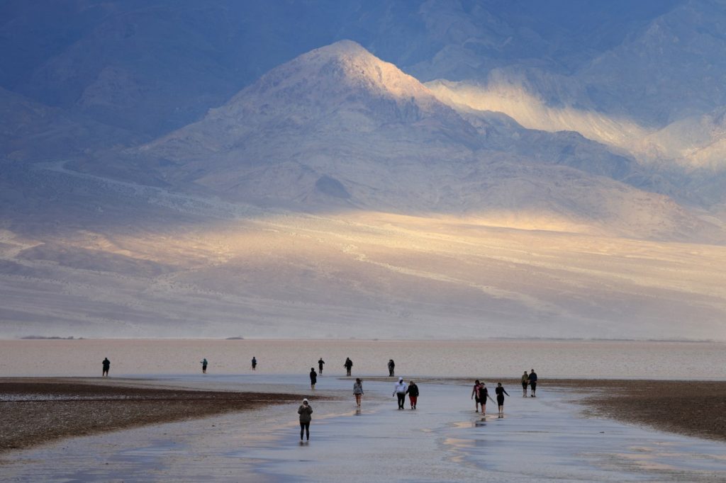 A rare Death Valley opportunity: They’re kayaking this week at Badwater