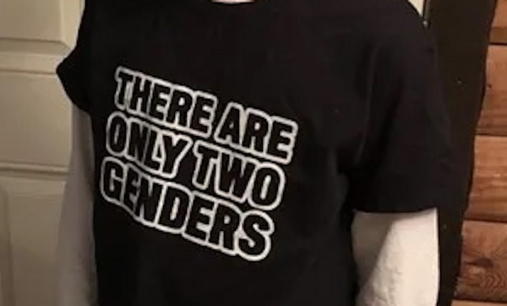 Massachusetts boy in court over ‘two genders’ T-shirt