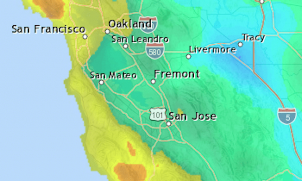 Bay Area rainfall chart: Totals from the weekend’s storms