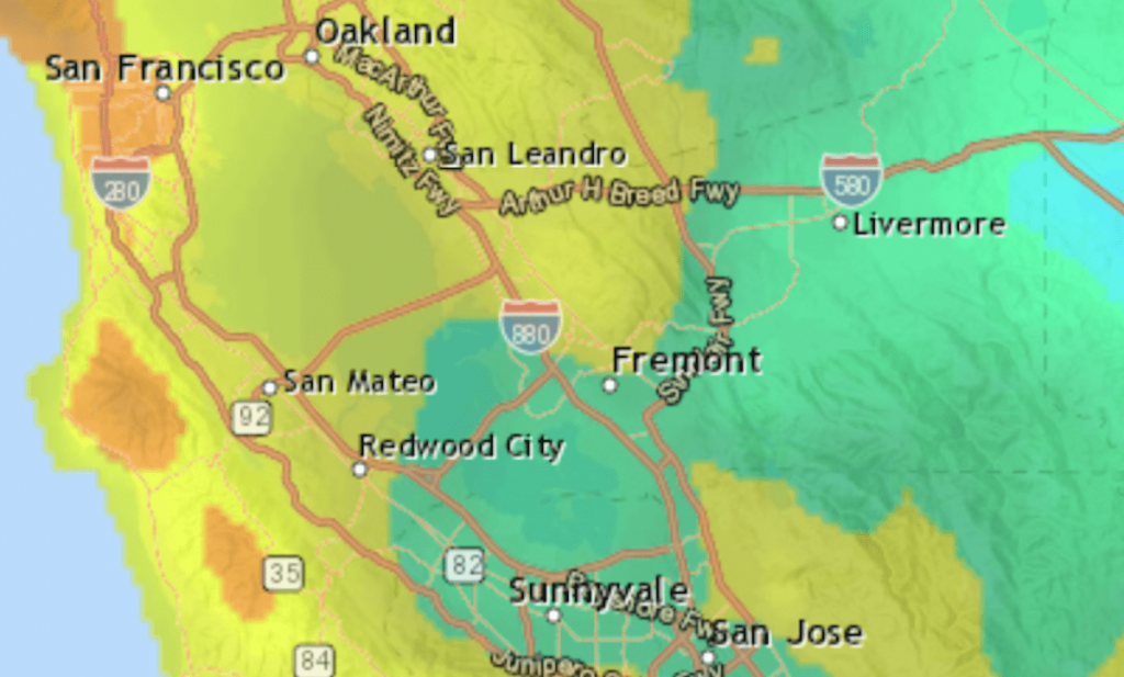 Bay Area rain chart: Totals from 5 days of atmospheric river storms