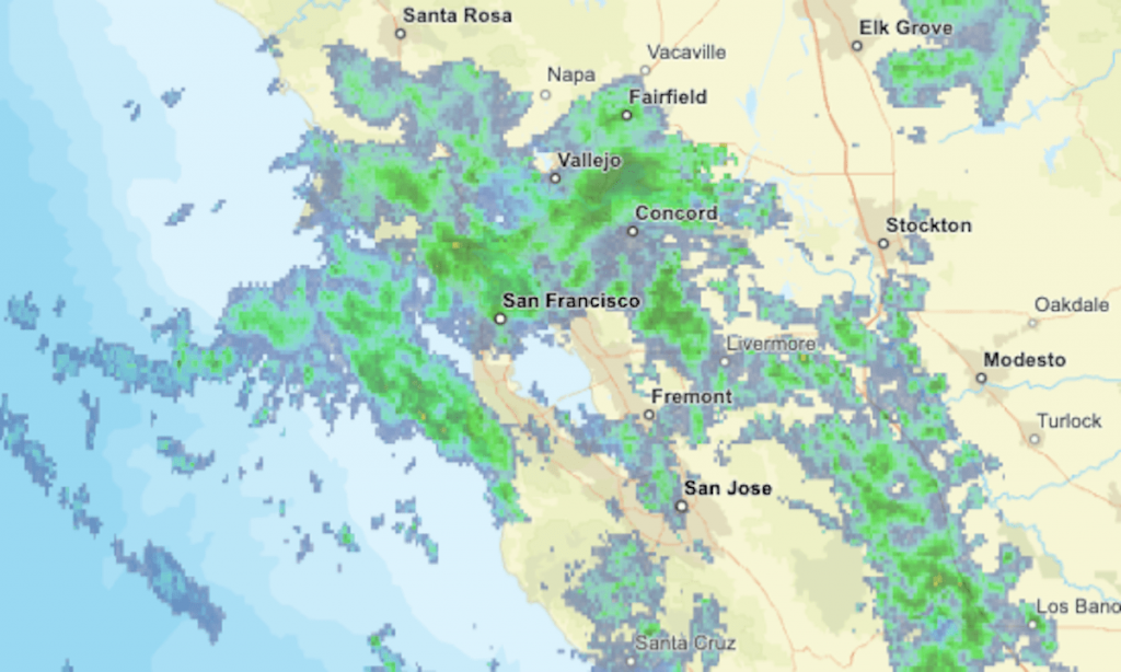 Bay Area rain map: Tracking the latest storm