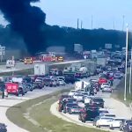 Two dead after small plane crashes onto Florida interstate