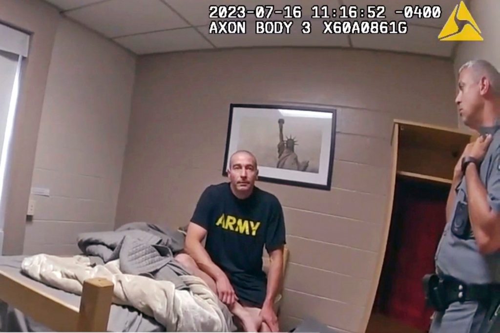 In video, Maine killer says reservists were afraid of him