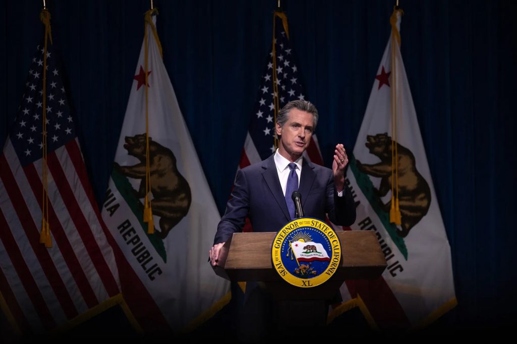 Gov. Gavin Newsom calls for a ceasefire in Gaza