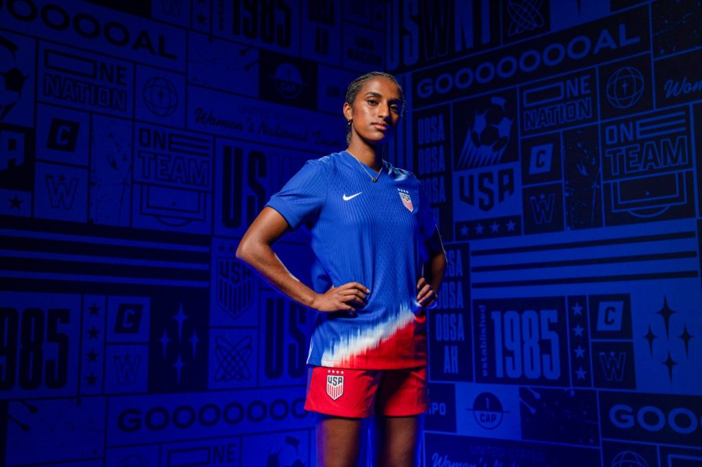 Photos: U.S. Soccer unveils new men’s and women’s uniforms for Paris Olympics