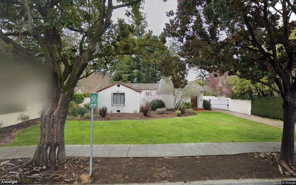 Sale closed in Palo Alto: $4.5 million for a five-bedroom home