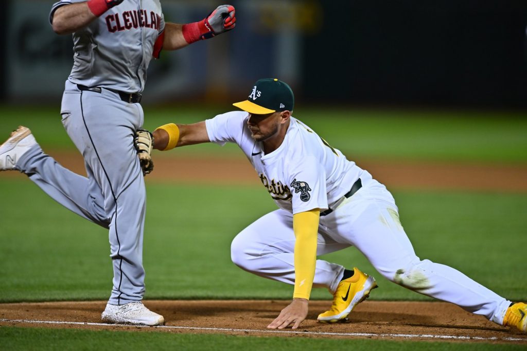 Guardians 8, Athletics 0: Sparse crowd ushers in Oakland’s 57th (perhaps final) season