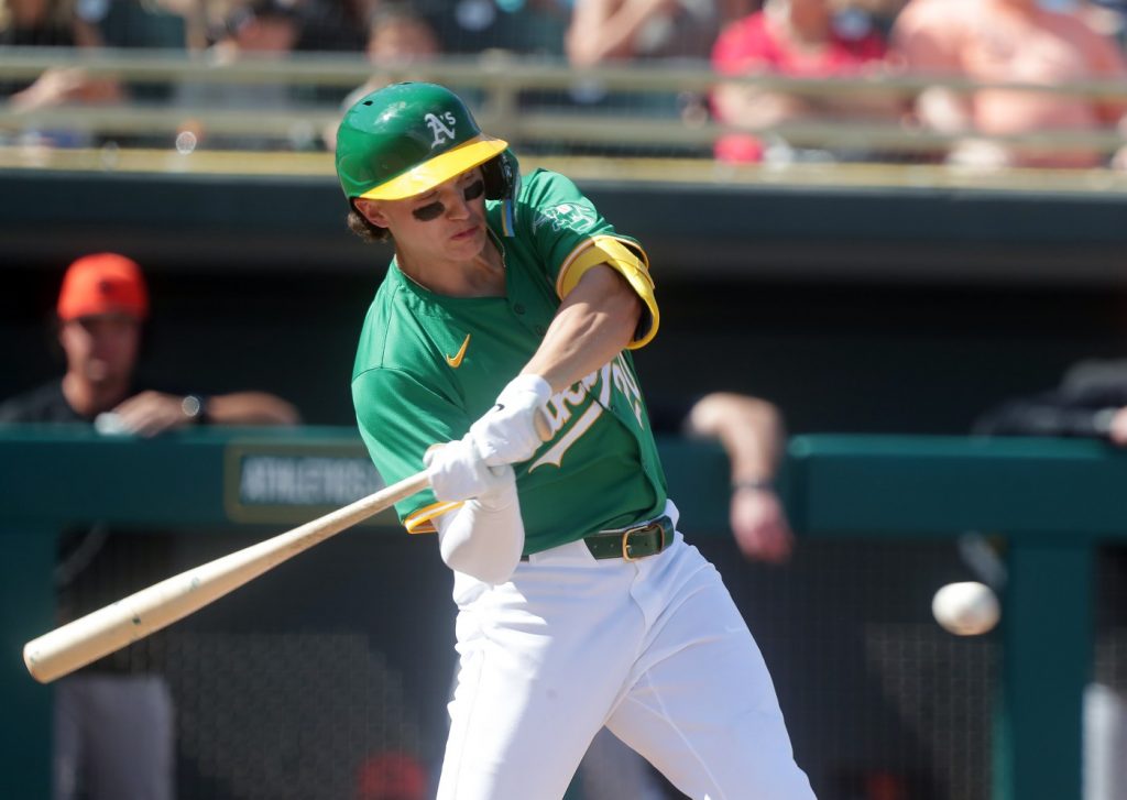 Oakland A’s bright spot Gelof brings hot bat to Cactus League