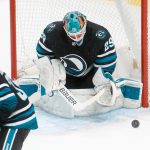 Eklund scores after demotion, but Sharks’ skid reaches six games