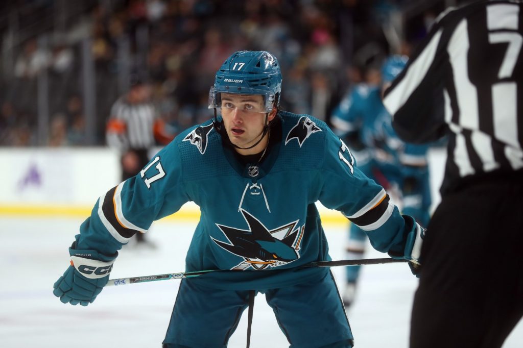 Sharks’ Bordeleau carries special message from NHL dad he’ll have forever