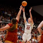 Stanford’s Cameron Brink at home in Sweet 16 in Portland