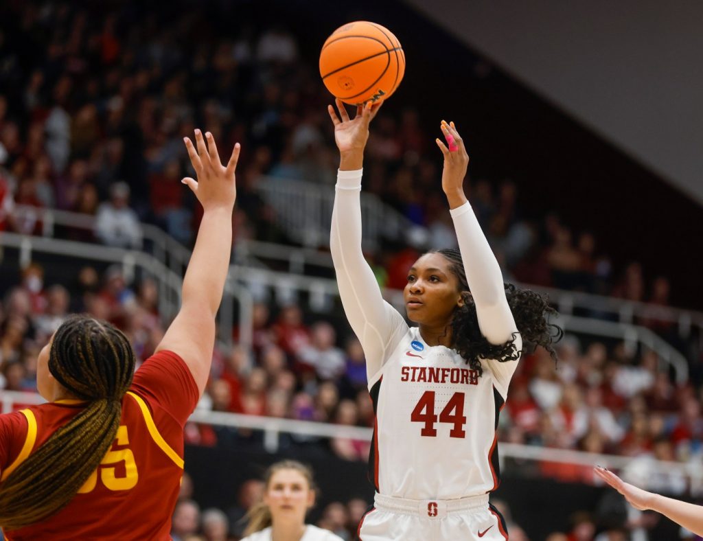 Stanford’s Iriafen dominates as Cardinal beat Iowa State in overtime