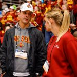 Photos: Brock Purdy reps Iowa State at Stanford women’s basketball game thriller