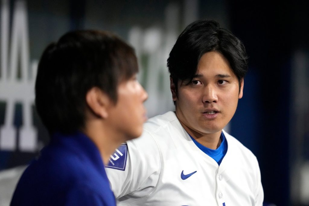 Dodgers’ Ohtani says he never bet on sports, interpreter Mizuhara stole money and lied