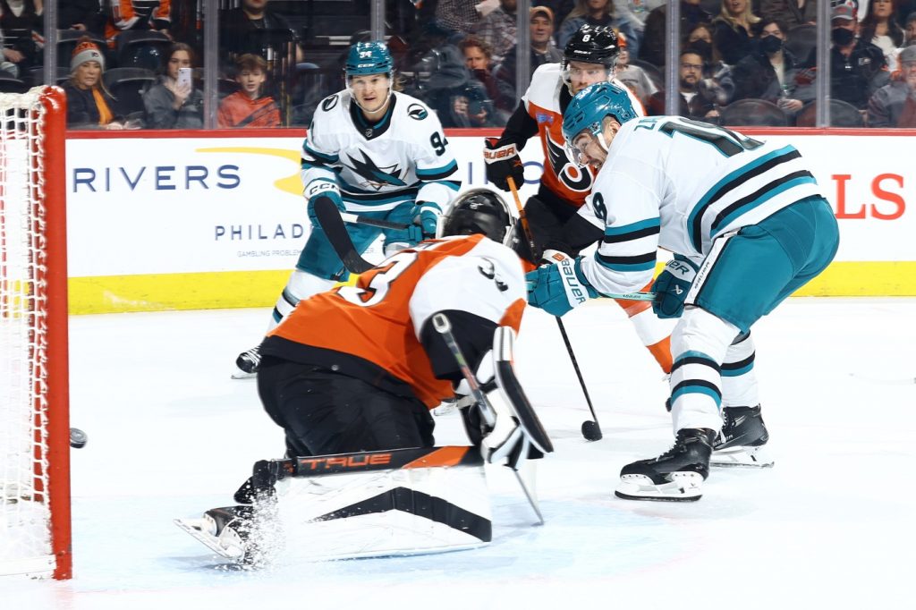 Zadina shines, but penalties play big role in Sharks’ loss to Philadelphia Flyers