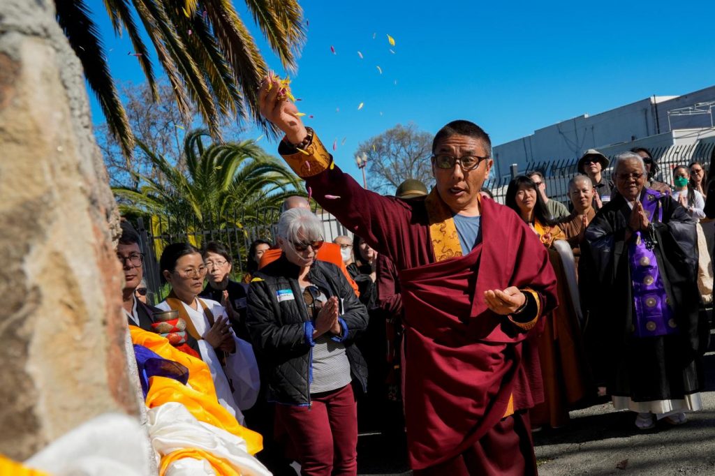 Buddhists use karmic healing against one East Bay city’s anti-Asian legacy and nationwide prejudice today