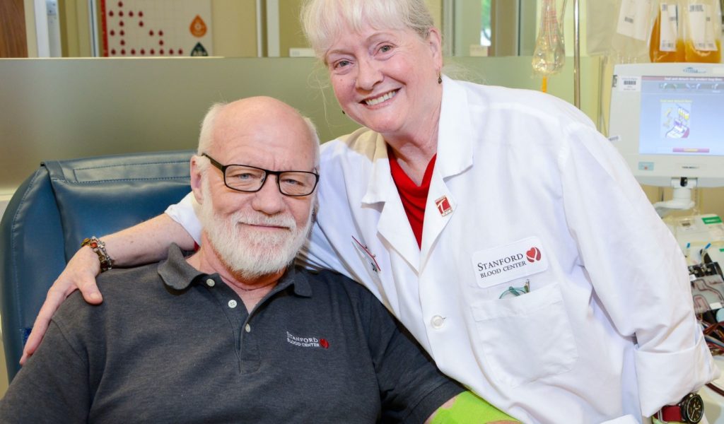 March into Campbell center to give blood