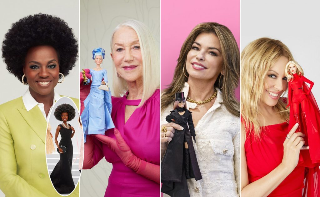 Viola Davis, Helen Mirren, Shania Twain, Kylie Minogue get their own Barbies for International Women’s Day