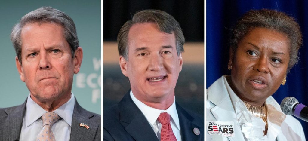 These Republicans won states that Trump lost in 2020. Their endorsements are lukewarm (or withheld)