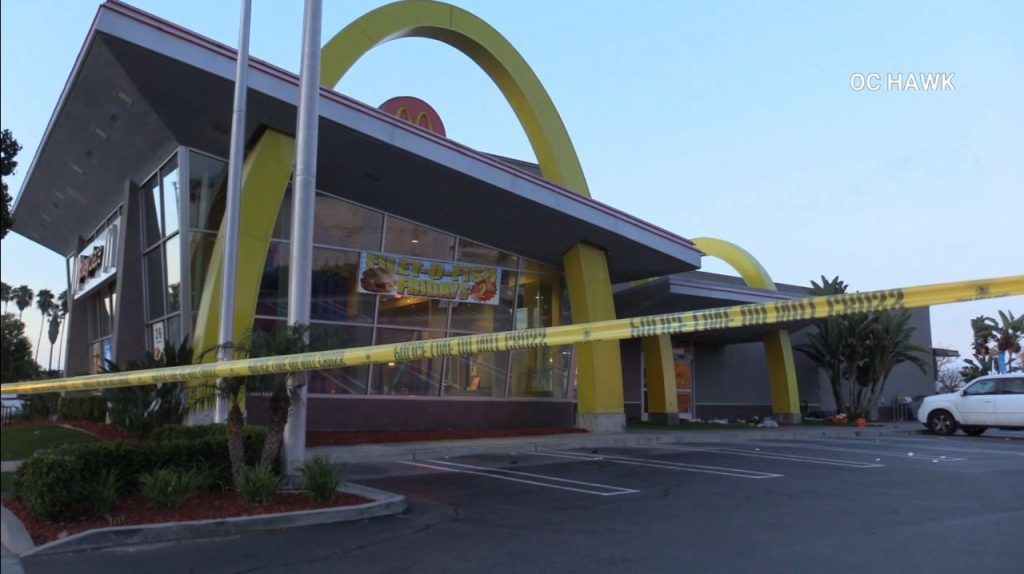 Erratic man in front of California McDonald’s dies after shot by police with beanbag, authorities say