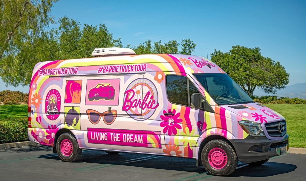 Barbie Dreamhouse pop-up truck rolling into San Jose, Walnut Creek, Pleasanton