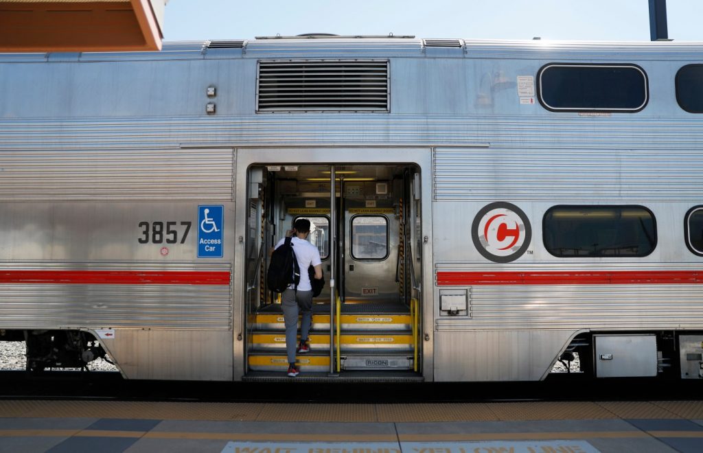 Caltrain hits vehicle on track in Atherton on Friday night