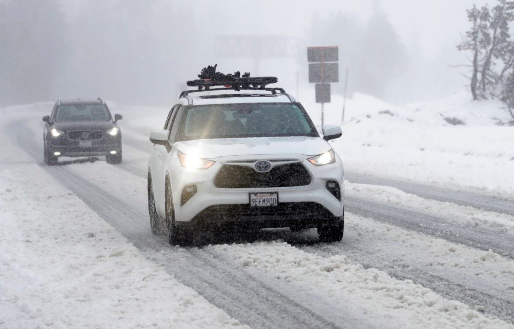 Ferocious blizzard with “life threatening conditions” hits Sierra Nevada as Tahoe residents hunker down for up to 12 feet of snow