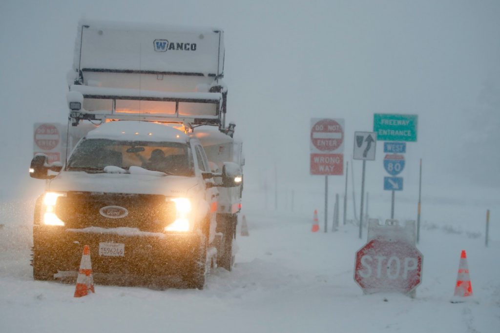 Tahoe blizzard brings wind gusts of 190 mph, closes I-80 indefinitely