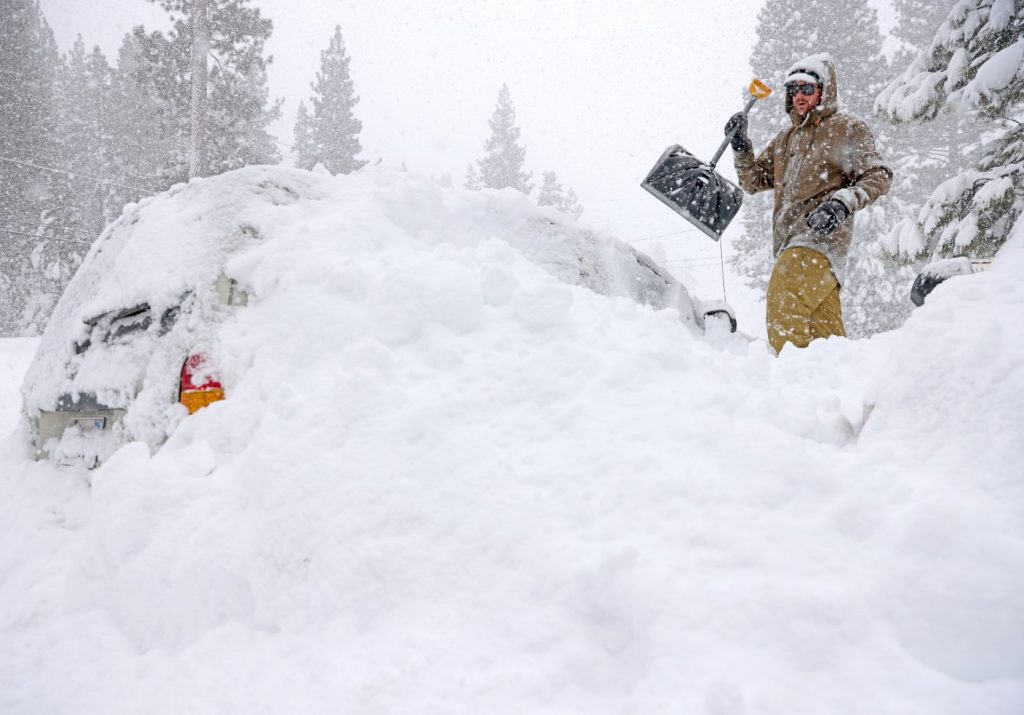 Interstate 80 remains closed through Sierra as threat of snow, showers linger for Northern California