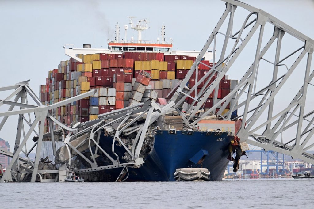 Watch: Video shows cargo ship striking Baltimore bridge