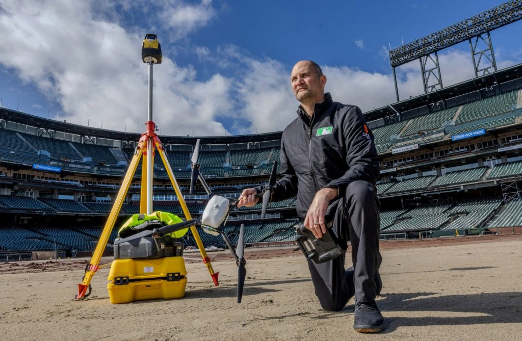 Baseball season 2024: SF Giants’ field operations sends in the drones at Oracle Park