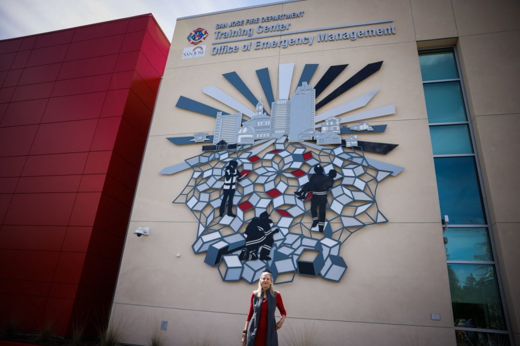 Art is a major part of San Jose’s new fire training center