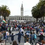 Thousands march in Bay Area rally against intensifying antisemitism