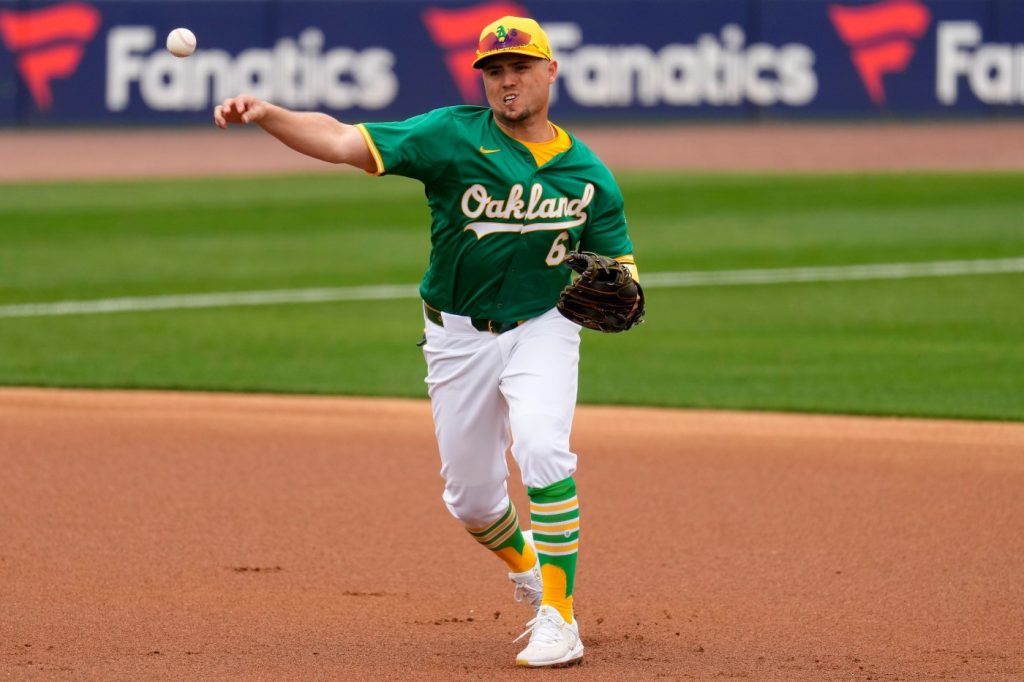 A’s spring training: Aledmys Diaz may start season on injured list