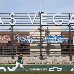 Some fans in Las Vegas wear ‘S-E-L-L’ shirts while watching A’s play spring training game