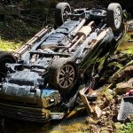 Santa Cruz County rollover leaves family, truck overturned in creek