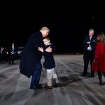 Ivanka Trump looks miffed after Trump ignores her 10-year-old son at UFC match