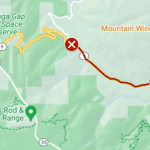 Map: Mudslide closes Highway 9 above Saratoga