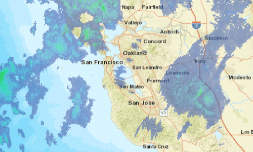 Map: Track the rain moving through the Bay Area this weekend