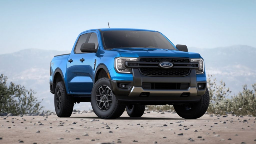 The 2024 Ford Ranger SuperCrew 4×2 Lariat Sport pickup truck