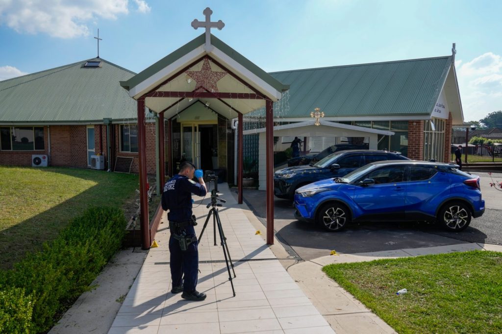 Tensions rise in Australia after knife attack at church