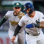 Nevin, Allen homer, Miller converts 4-out save as Oakland A’s beat New York, split four-game series at Yankee Stadium