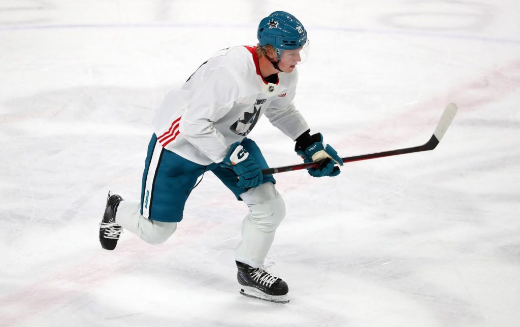 Sharks’ first-round pick to make North American pro debut tonight