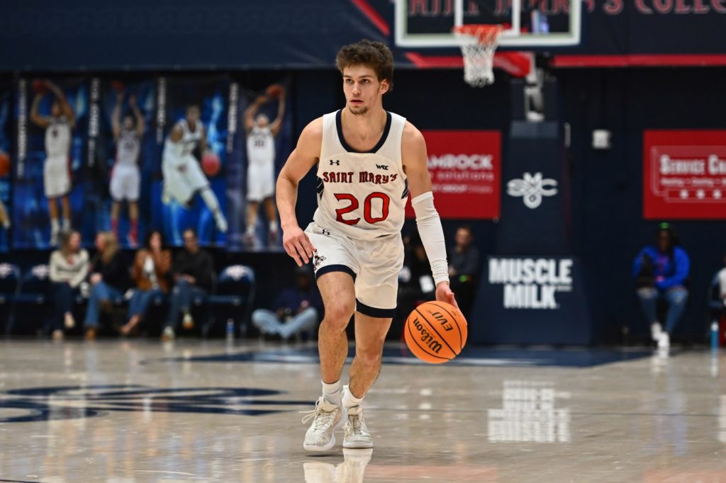 On the move: Former Saint Mary’s guard Aidan Mahaney commits to UConn