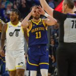 Klay Thompson erupts to lead Warriors past Jazz