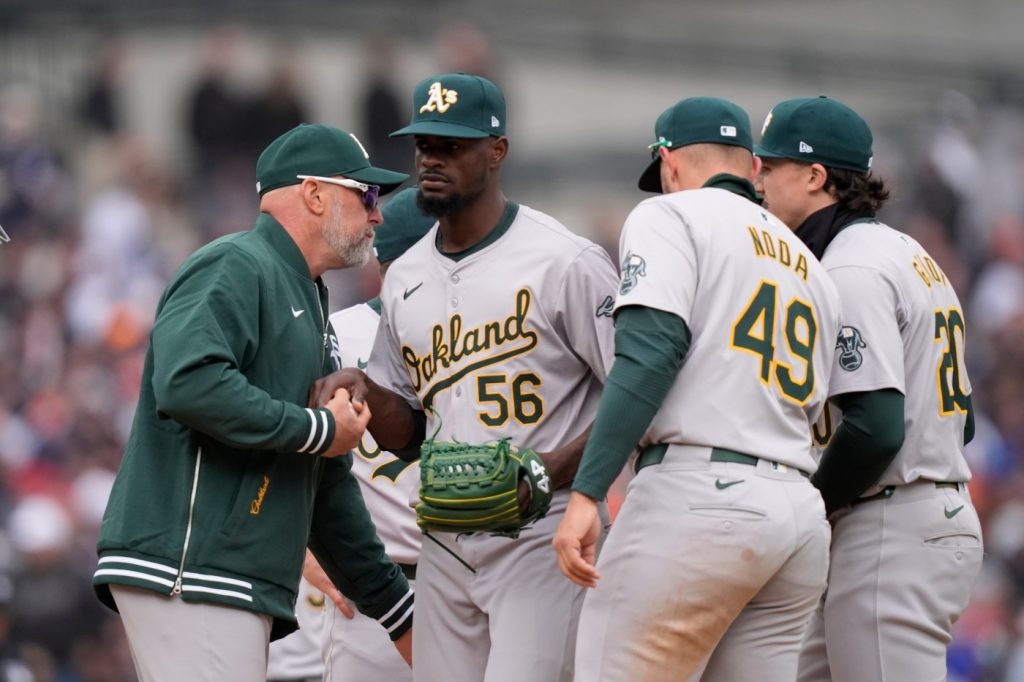 Oakland A’s homer twice but continue slow start to season