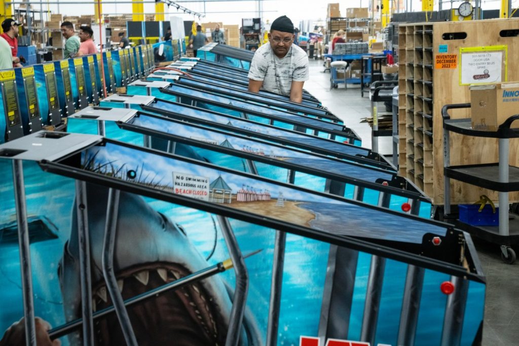 Do they still make pinball machines? They do, in a huge new factory near O’Hare — with most selling to the 1 percent