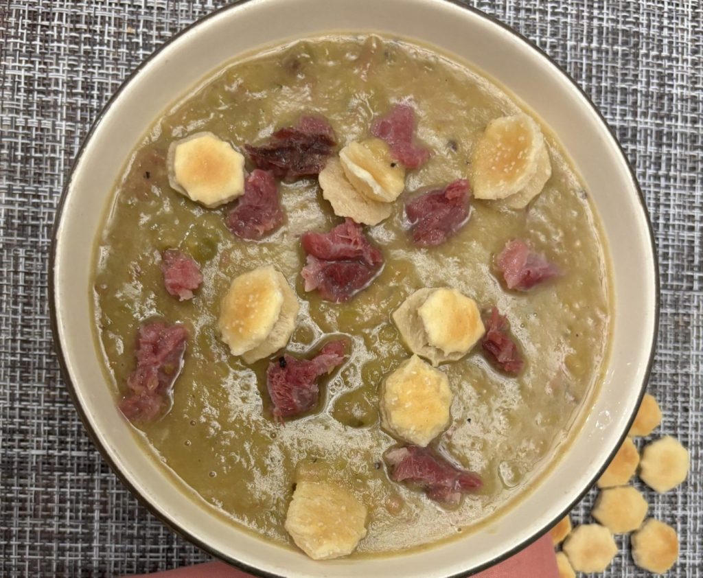 Got leftover Easter ham? Add it to hearty split pea soup