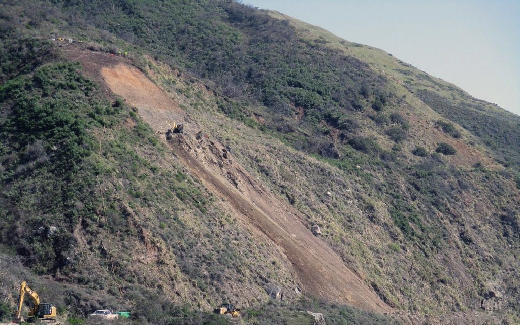 Progress made on three Big Sur Highway 1 landslides