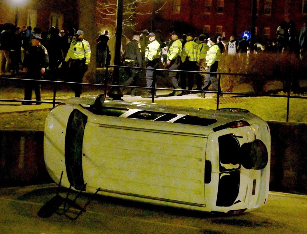 UConn takes precautions to prevent a repeat of the vandalism that followed the 2023 title game